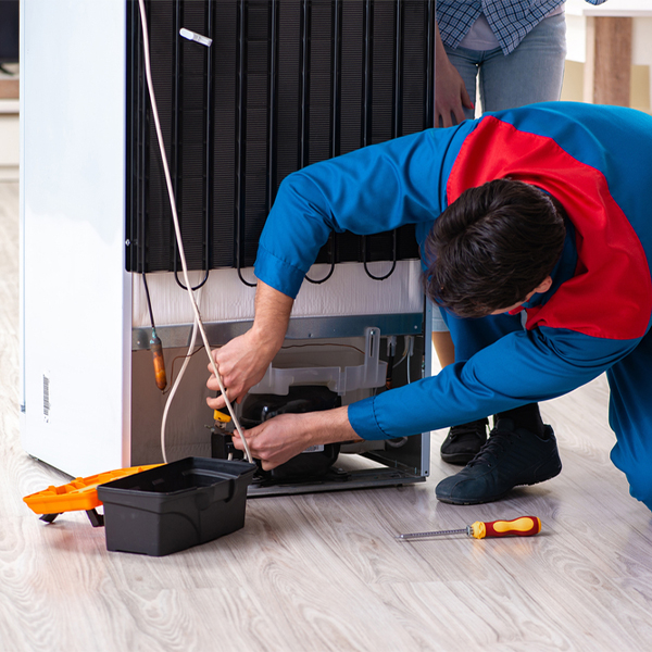 how much do you charge for refrigerator repair services in Albers IL